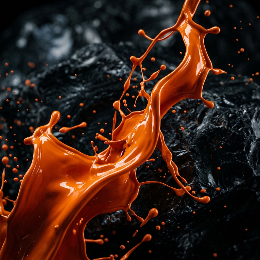 Premium More Paint Macro Shot